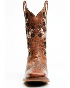 Dan Post Women's Athena Floral Embroidered Western Performance Boots - Broad Square Toe -Bootmith and Co. Store 2000371101 280 P4
