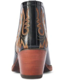 Ariat Women's Dixon Patent Spade Western Booties - Snip Toe -Bootmith and Co. Store 2000371160 001 P3