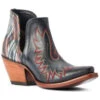 Ariat Women's Dixon Chimayo Cash Roja New Mexico Print Western Booties - Snip Toe  -Bootmith and Co. Store 2000372411 001 P1