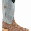 Ferrini Men's Bronco Pirarucu Print Western Boots - Square Toe  -Bootmith and Co. Store 2000376528 200 P1