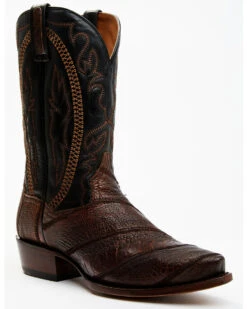 Dan Post Men's Exotic Ostrich Leg Western Boots - Snip Toe