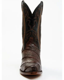Dan Post Men's Exotic Ostrich Leg Western Boots - Snip Toe  -Bootmith and Co. Store 2000381723 200 P4