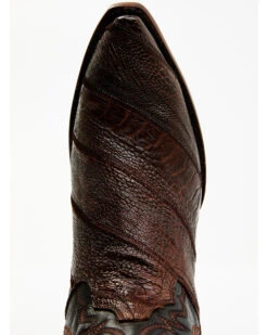 Dan Post Men's Exotic Ostrich Leg Western Boots - Snip Toe  -Bootmith and Co. Store 2000381723 200 P6