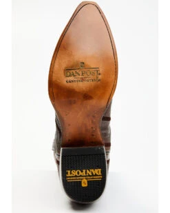 Dan Post Men's Exotic Ostrich Leg Western Boots - Snip Toe  -Bootmith and Co. Store 2000381723 200 P7