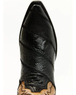 Dan Post Men's Ostrich Leg Exotic Western Boot - Snip Toe -Bootmith and Co. Store 2000381785 001 P6