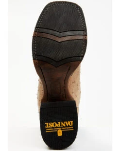 Dan Post Men's Hand Ostrich Quill Western Boots - Broad Square Toe -Bootmith and Co. Store 2000381788 100 P7