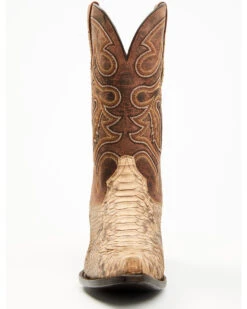 Dan Post Men's Exotic Python Western Boots - Snip Toe -Bootmith and Co. Store 2000382249 101 P4
