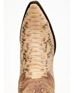 Dan Post Men's Exotic Python Western Boots - Snip Toe -Bootmith and Co. Store 2000382249 101 P6