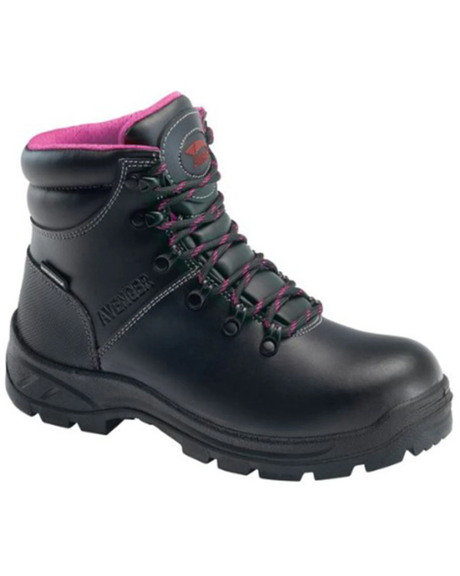 Avenger Women's Builder Mid 6" Lace-Up Waterproof Work Boots - Steel Toe 3 Avenger Women's Builder Mid 6" Lace-Up Waterproof Work Boots - Steel Toe