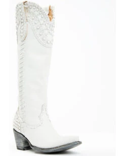 Boot Barn X Double D Women's Exclusive Bridal Pearl Western Bridal Boots - Snip Toe
