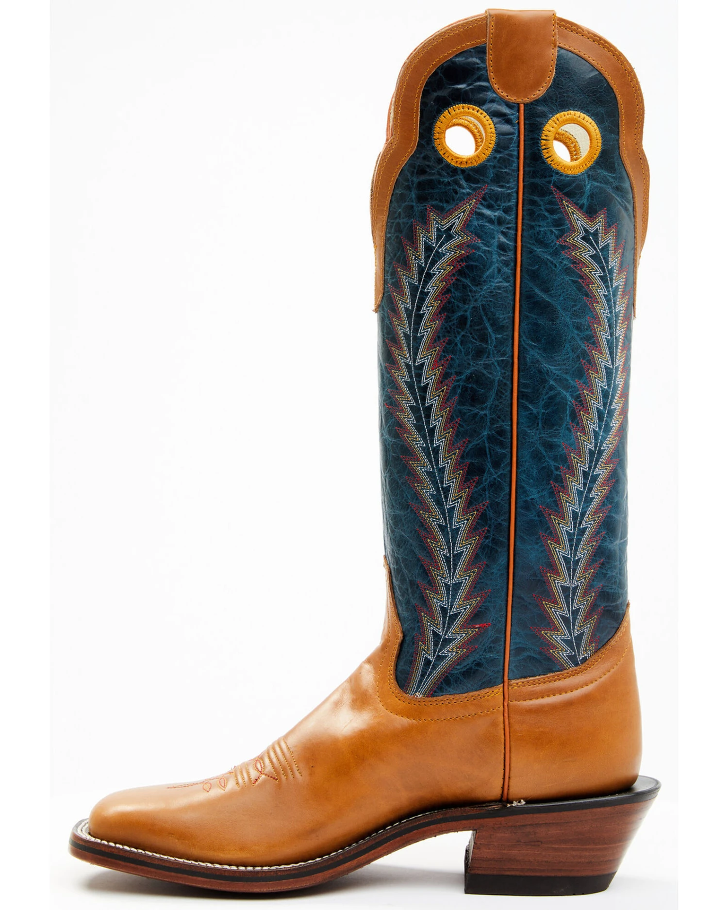 Hondo Boots Men's Crazy Horse Western Boots - Broad Square Toe 5 Hondo Boots Men's Crazy Horse Western Boots - Broad Square Toe - Image 3