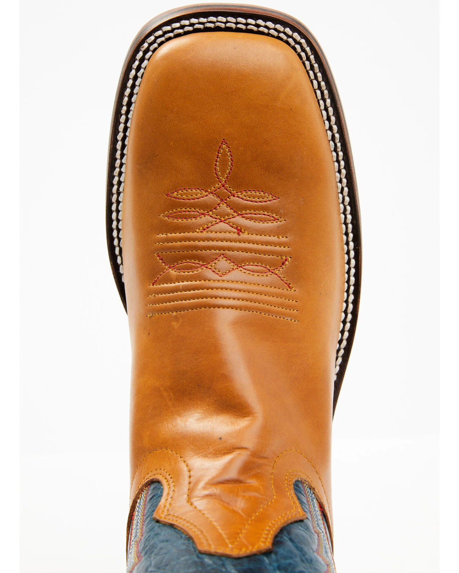Hondo Boots Men's Crazy Horse Western Boots - Broad Square Toe 8 Hondo Boots Men's Crazy Horse Western Boots - Broad Square Toe - Image 6