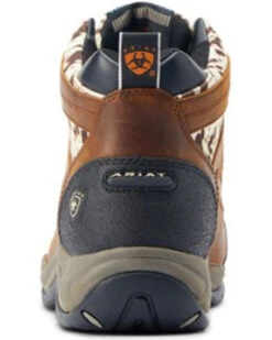 Ariat Women's Cow Print Terrain Waterproof Boots - Round Toe  -Bootmith and Co. Store 2000397380 200 P3